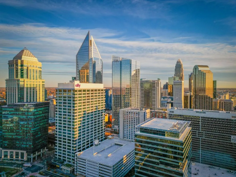 Uptown Charlotte skyline